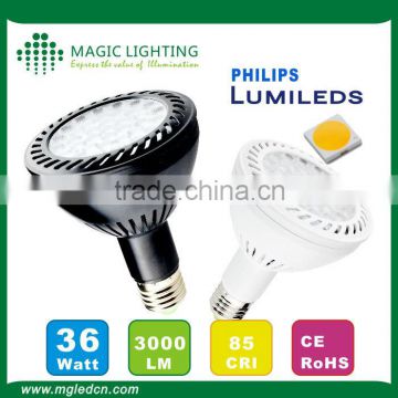 70w Replacement Chip 36w Par30 Led Spot Light Used For Clothing Shop