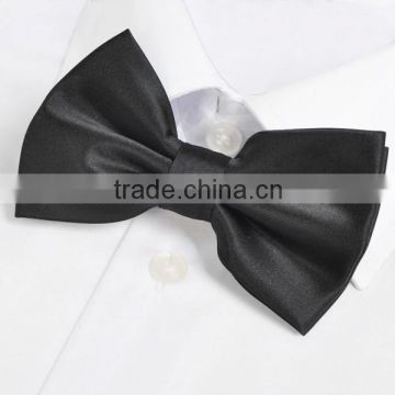High quality Men's polyester silk bowtie