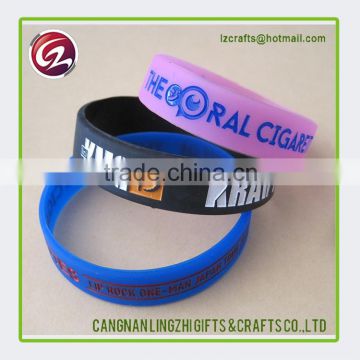 New product promotional thick silicone bracelet
