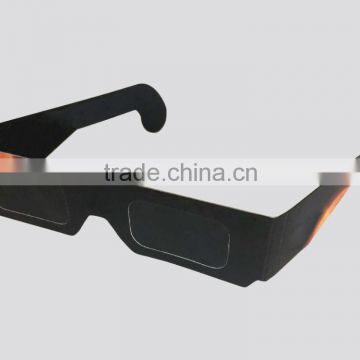 2016 hot selling safety good price high quality cardboard paper solar eclipse glasses wholesale