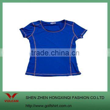 Royal blue dry fit fitted men sports clothing with new stitching