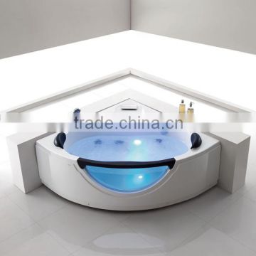 FC-255.BL blue glass folding portable spa bathtub