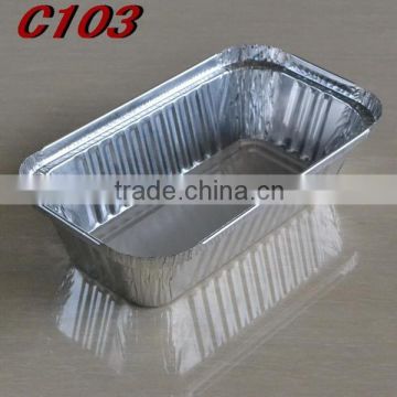 oblong aluminum foil containers C103