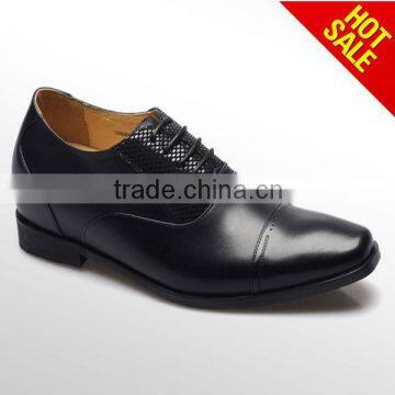 Hot sale pointed toe quality elevator height increasing men dress shoes