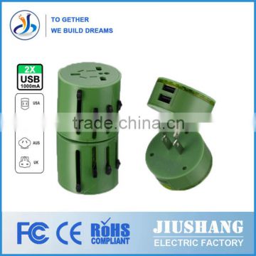 2014New fashion all in one usb universal travel adapter plug Schuko UK travel adaptor UK travel adaptor