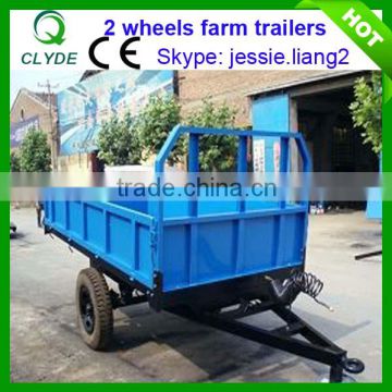 Agricultural tipping trailer small farm tractor trailer for sale