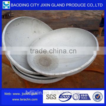 large stainless steel dish head pipe end cap for boiler