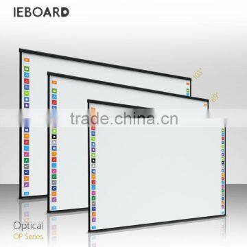 cheap Optical interactive board,education supply,smart board,finger dual touch