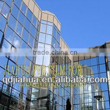 clear PVB film for Architectural laminated tempered glass