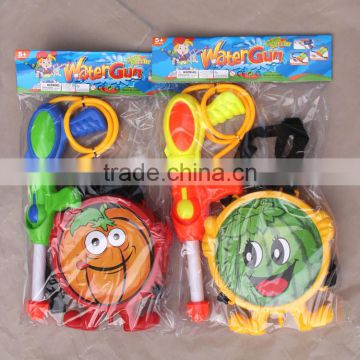 wholesale outdoor shoot game summer toys plastic water gun with colorful handle for kids and children
