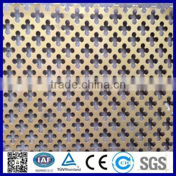 Perforated copper sheet