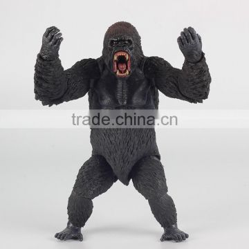 articulated joints movable action figure, 3D Gorila movable action figure, lifelike animal custom movable action figure