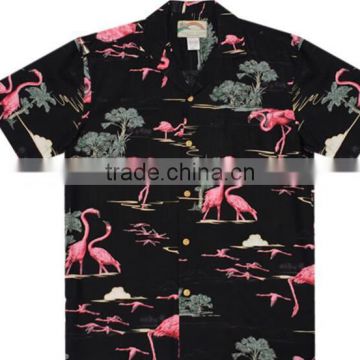 custom cheap men's aloha hawaiian shirt