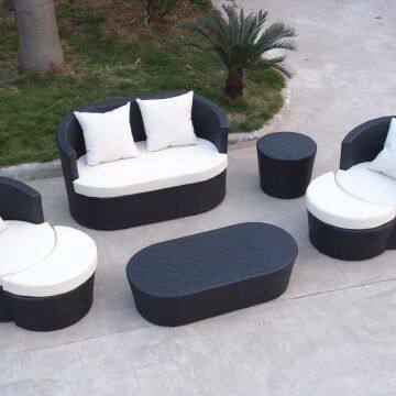 Comfortable Luxury Outdoor Patio Furniture Wicker Rattan Commercial