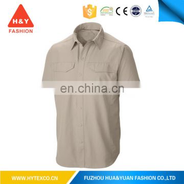 quick dry wholesale casual shirts latest design short sleeve waterproof shirt --- 7 years alibaba experience