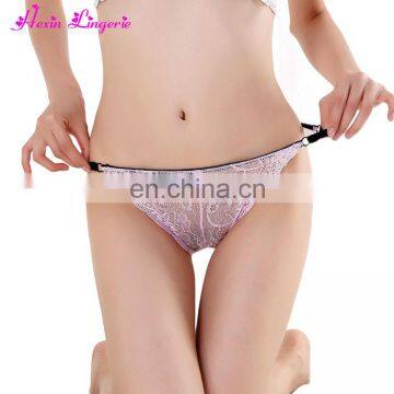 Bulk Stocks Light Pink Brief Sexy Push Up Girls Wearing Transparent Panties