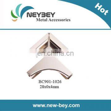 Fancy metal box corner protector BC901 in silver color 20mm