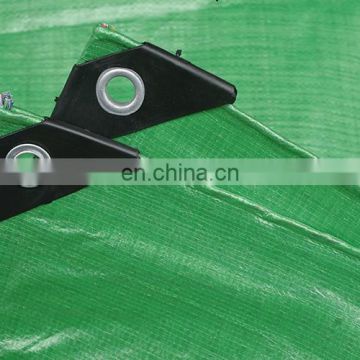 green  color waterproof tear resistant  pe tarpaulin