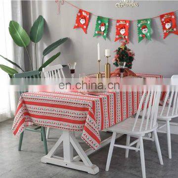 Christmas linen tablecloth luxury tablecloth rectangular tablecloth wholesale