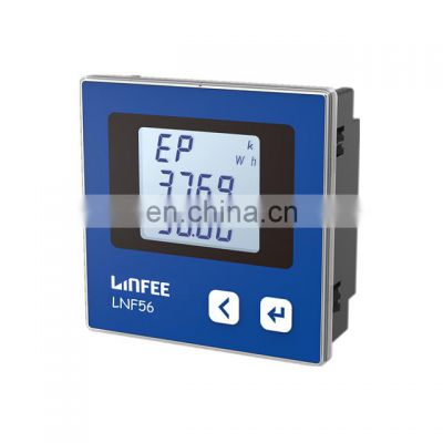 LCD display 96*96 panel  RS485 communication 3 phase multifunctional power meter