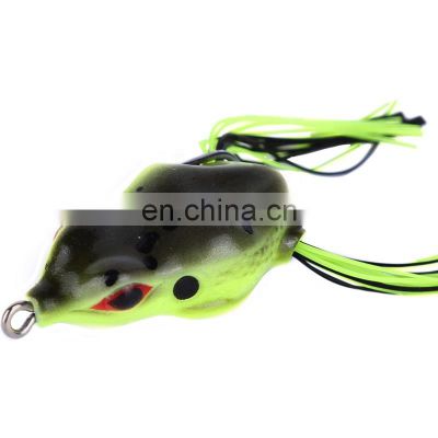 Hot sell 7g 9g 10g  topwater plastic trolling lures saltwater swim baits soft fishing frog lure