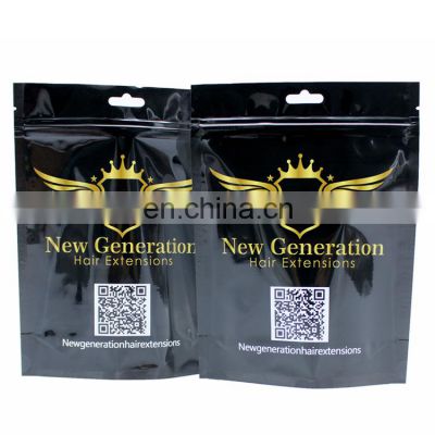 Custom printed foil laminated mylar zip lock bags black plastic bags 3.5g 7g 14g smell proof bag seed