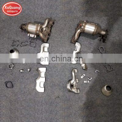 XG-AUTOPARTS fit Ford explorer 3.5L exhaust manifold catalytic converter - exhaust bend pipes flanges cones