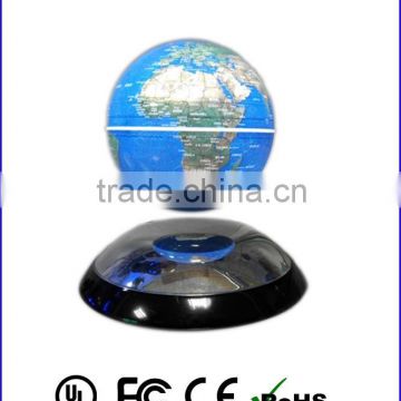 Magnetic floating rotaitng Inductive lighting globe , color changing world globe