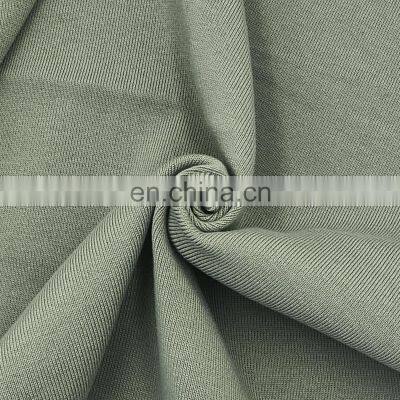 Low price Hot selling custom 100% wool knitting ribs solid rib knit fabric