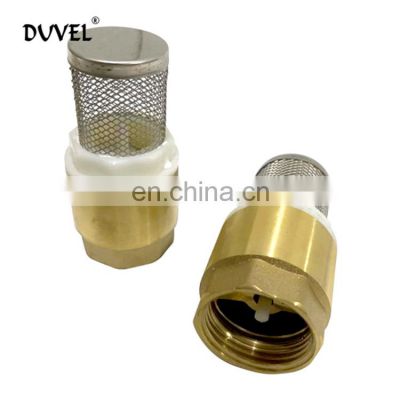 VROT Good Corrosion Resistance Custom Vertical Brass Check Valves With Stainless Steel Filter