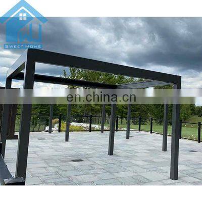 Wall Mounted Decking Louver Roof Garden Gazebo Pergola Outdoor