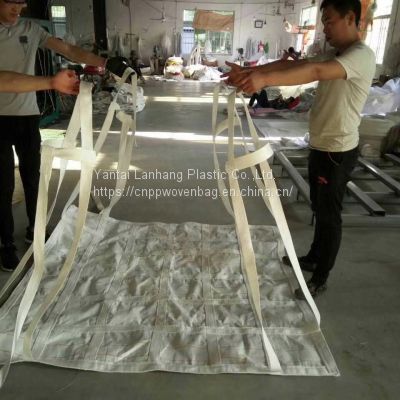China cheap price PP sand bags 5 ton jumbo bag top filling skirt 14 ton big bag