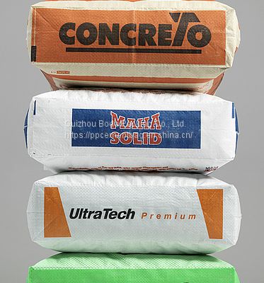 custom eco friendly empty tile adhesive bags brown paper sacks 20 kg Kraft Paper Valve bags