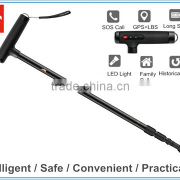 New design GPS based walking stick with gift case