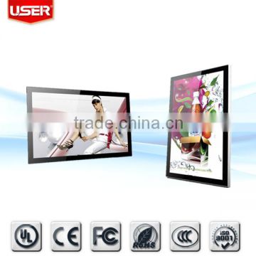 WALL mounted tft commercial touchscreen lcd advertising screen