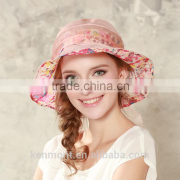New Arrival Custom Wholesale Colorful Printed 100% Polyester Bucket Hats