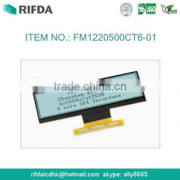 Graphic type 192x64 dot matrix lcd display screen with IC