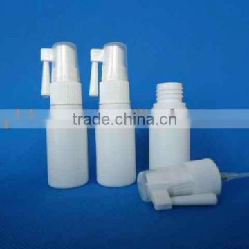 30ml HDPE/PE Food grade plastic throat spray bottles, throat sprayer bottles
