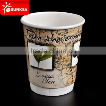 Custom printed beautiful china tea paper cups