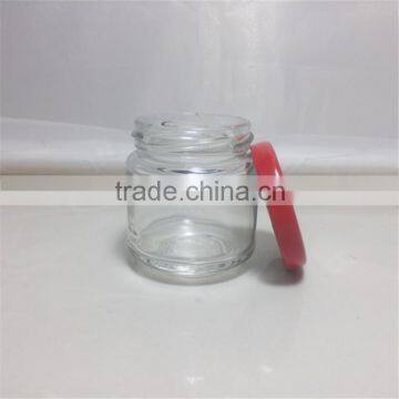 round jam honey filling glass jar 100ml with airtight metal cap