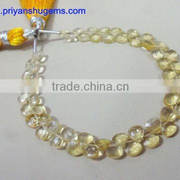 Citrine4.75 mm Faceted Heart