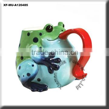 wholesale 3D decorative ceramic animal mug