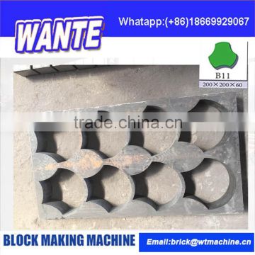 Paver molds of QT4-15 automatic block machine China manufacture