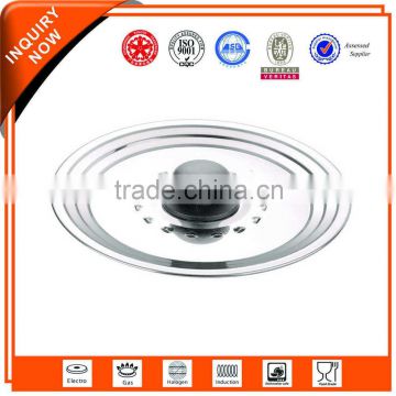 New design circle steam holes stainless steel lid with steam hole