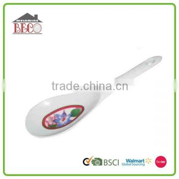 Hot sale custom printing cheap chinese soup spoon