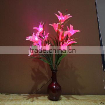 Artificial Decoration Lily Flower LED Decorative Light