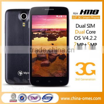 Cheap 5.0inch 3G WCDMA 5mp mobile phone italy
