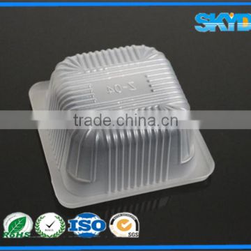 clear plastic blister tray for food packaging