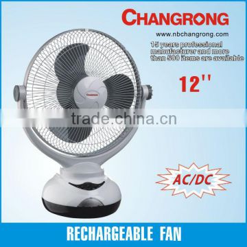 12 volt 12inch rechargeable fan