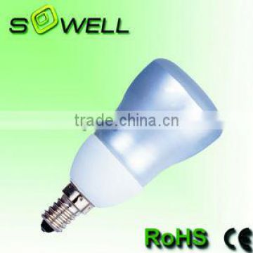 120V/230V E27 7W 100mm 2700K-6400K 8000Hours CFL reflector energy saving lamp